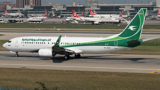 YI-AST:Boeing 737-800:Iraqi Airways